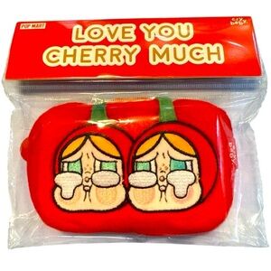 🎁GIFT Authentic NIP POP MART Cry Baby Red/Green Multi keyholder and mini bag
